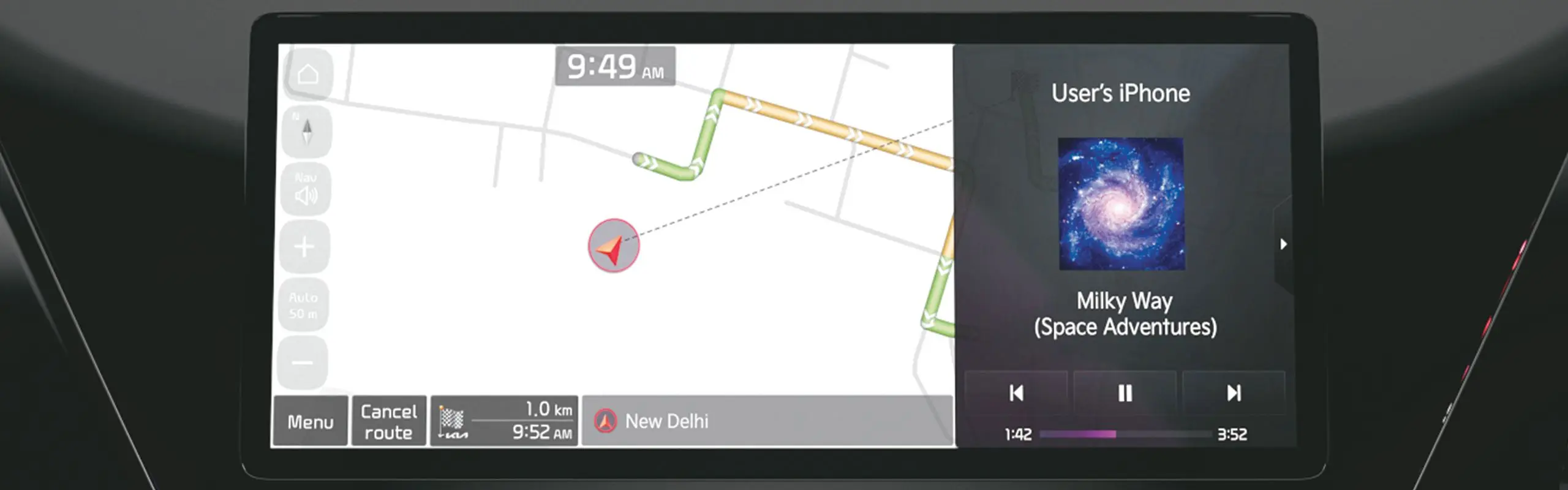 20.32 cm(8.0")Touchscreen with Android Auto